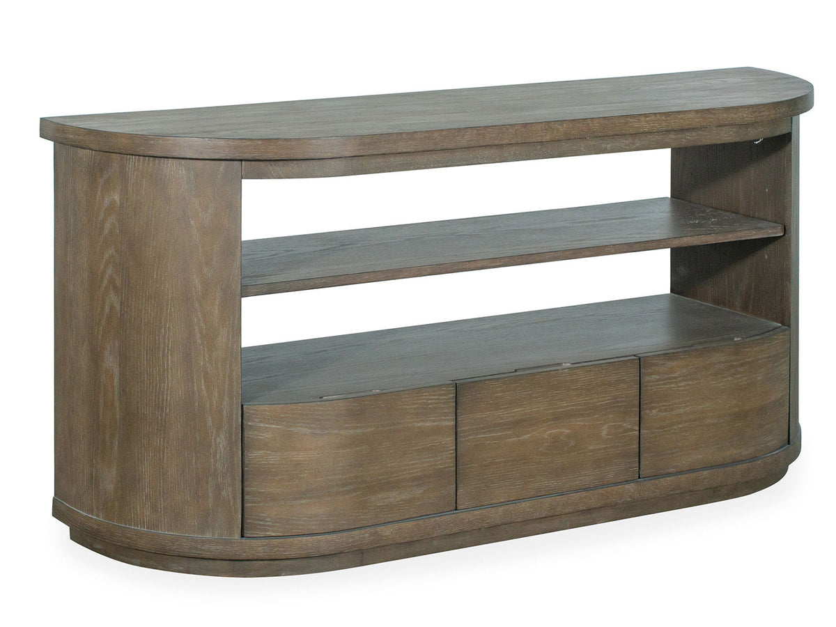 Bosley - Demilune Sofa Table - Porpoise
