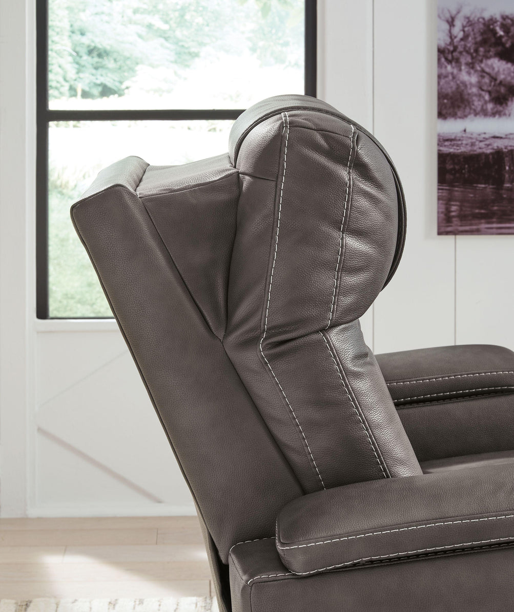 Signature Design by Ashley® - Feazada - Power Recliner With Adj Headrest - 5th Avenue Furniture