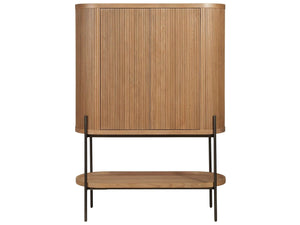 Universal Furniture - New Modern - Linnea Bar Cabinet - Light Brown - 5th Avenue Furniture