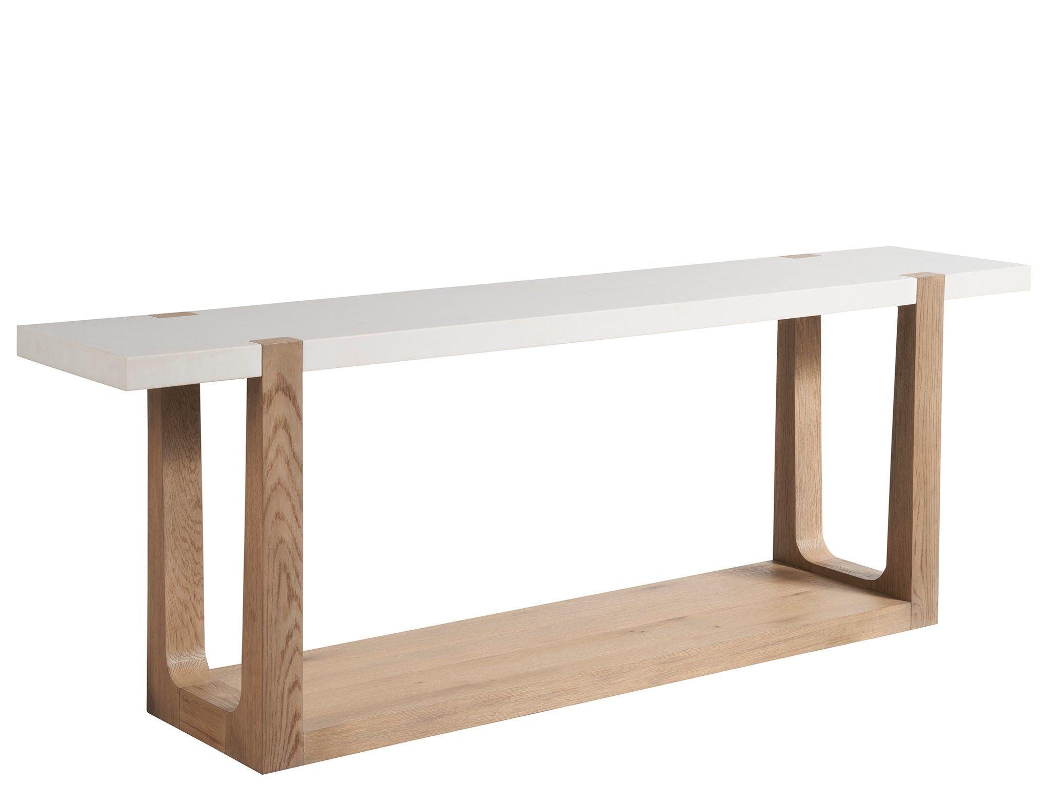 Universal Furniture - New Modern - Ellis Console - White - 5th Avenue Furniture