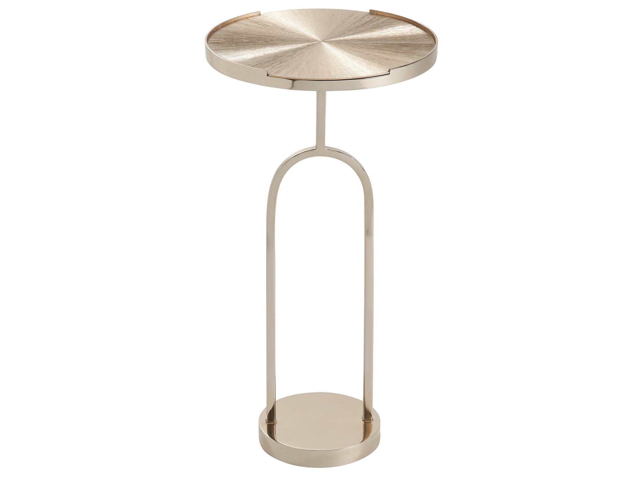 Universal Furniture - New Modern - Fawn Martini Table - Pearl Silver - 5th Avenue Furniture