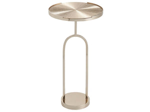 Universal Furniture - New Modern - Fawn Martini Table - Pearl Silver - 5th Avenue Furniture