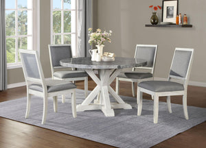 Steve Silver Furniture - Canova - Dining Set With Round Table - 5th Avenue Furniture