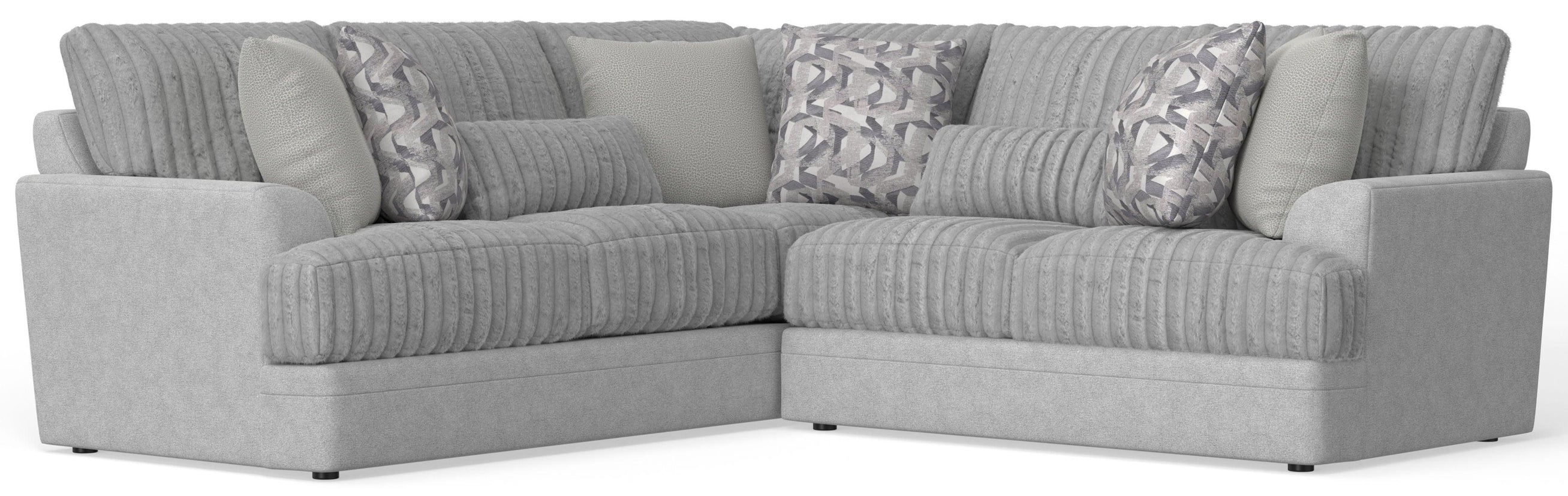 Jackson - Titan - Sectional With Comfort Coil Seating And Accent Pillows - 5th Avenue Furniture