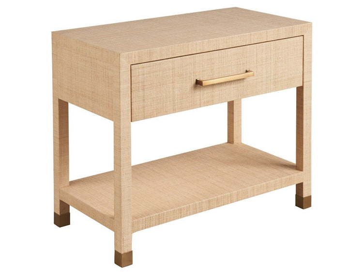 Universal Furniture - New Modern - Leah Nightstand - Beige - 5th Avenue Furniture