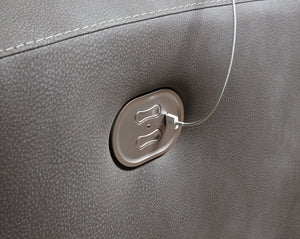 Next-Gen DuraPella Slate power controls and USB charging port close-up