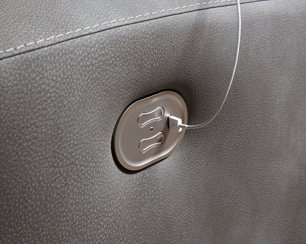 Next-Gen DuraPella Slate power controls and USB charging port close-up