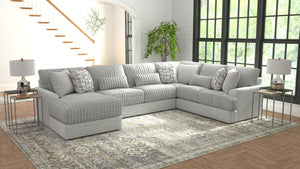 Jackson - Titan - Sectional With Comfort Coil Seating And Accent Pillows - 5th Avenue Furniture