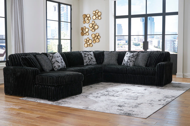 Midnight-Madness - 4pc Sectional