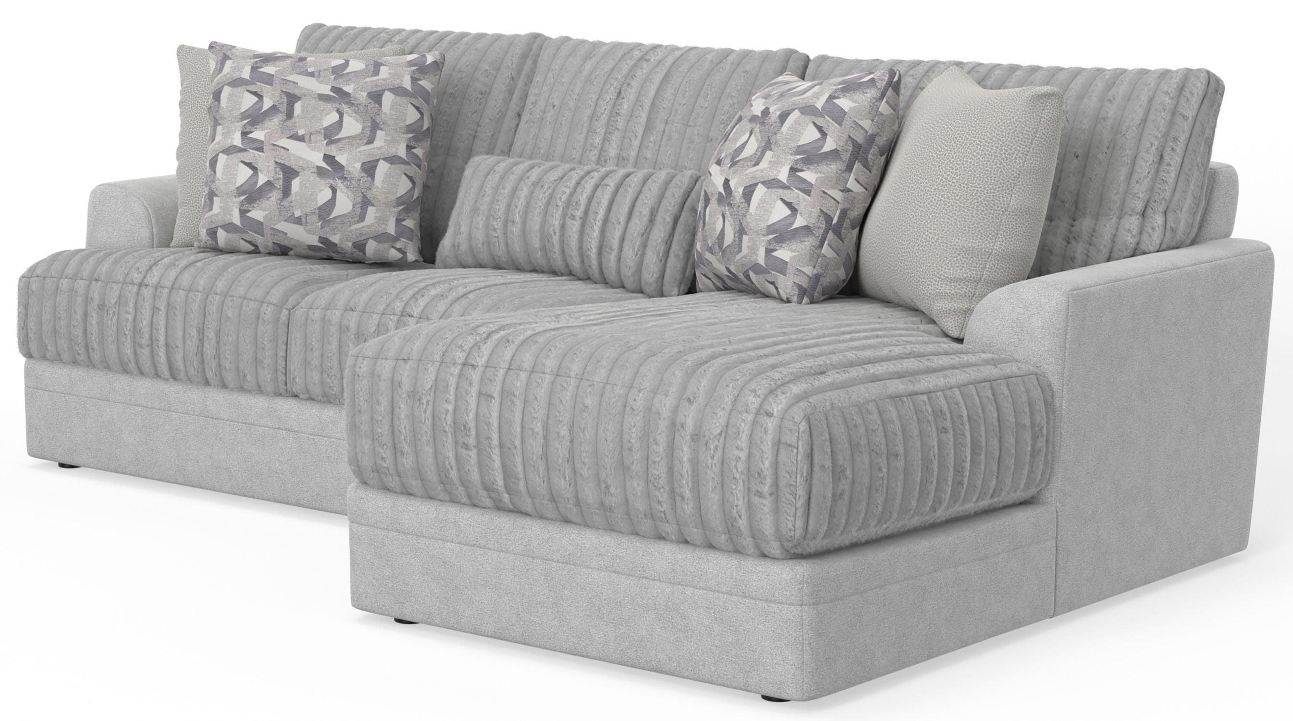 Jackson - Titan - Sectional With Comfort Coil Seating And Accent Pillows - 5th Avenue Furniture