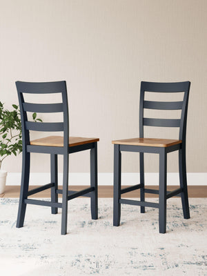 Signature Design by Ashley® - Gesthaven - Barstool (Set of 2) - 5th Avenue Furniture