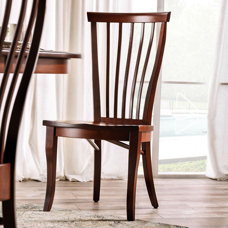 Furniture of America - Gresham - Side Chair (Set of 2) - Dark Cherry - 5th Avenue Furniture