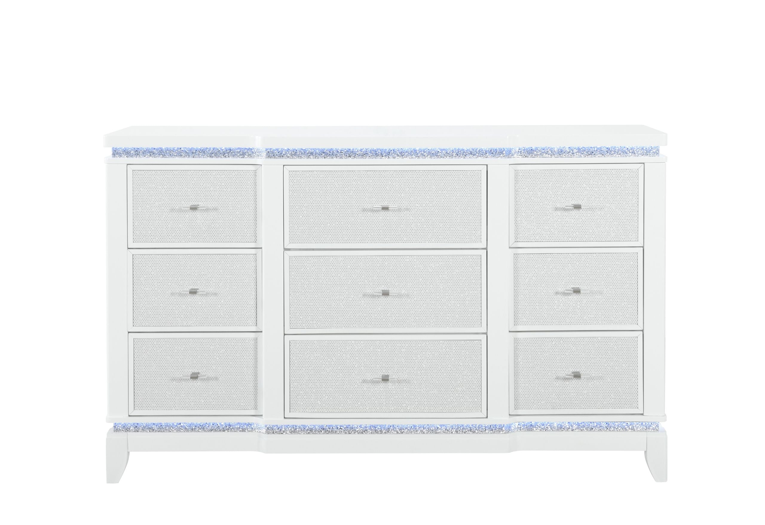 Alina - Dresser With LED - White