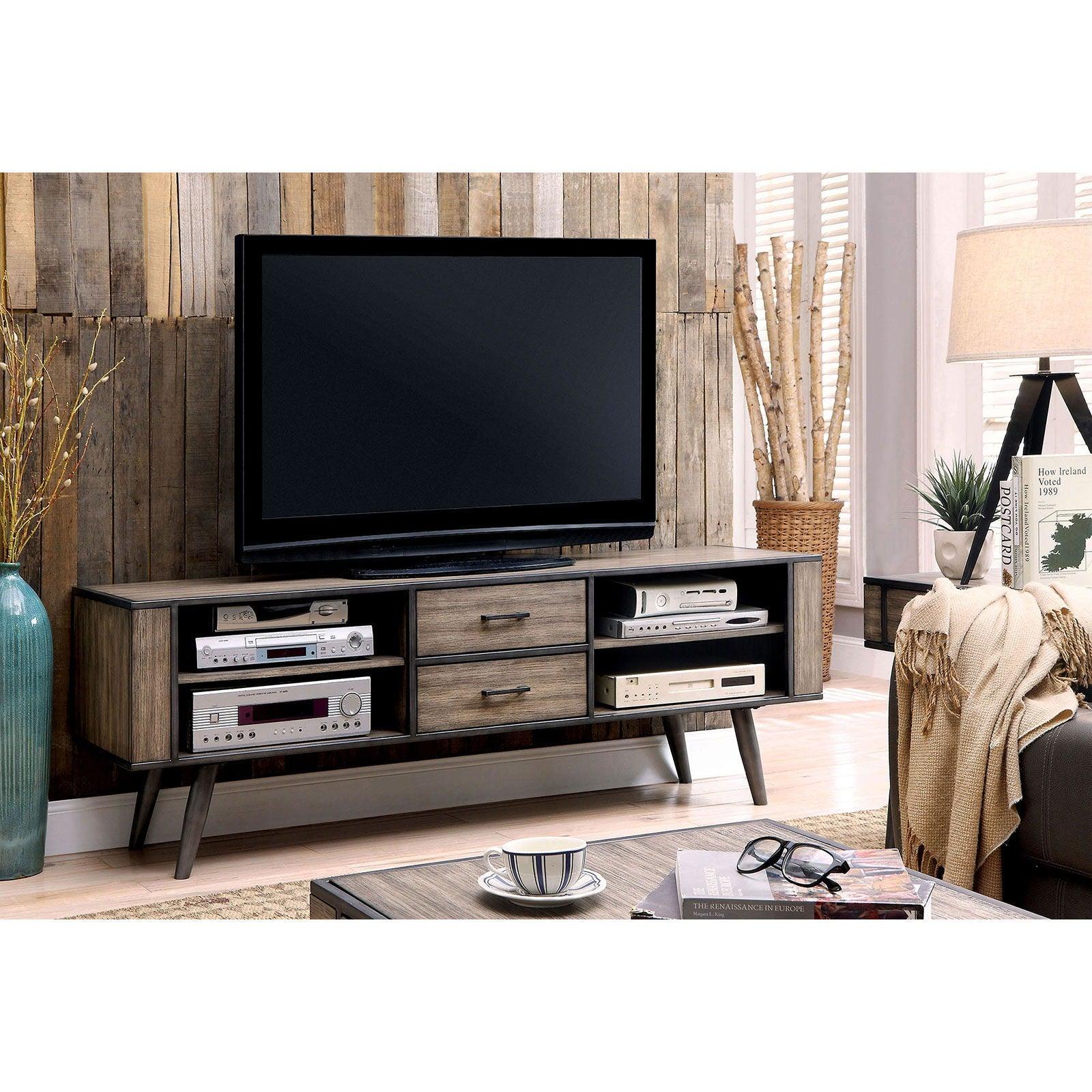 Furniture of America - Vilhelm - TV Console - Gray - 5th Avenue Furniture
