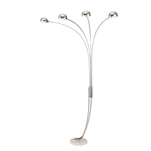 Furniture of America - Loretta - Arc Lamp - Pearl Silver - 5th Avenue Furniture