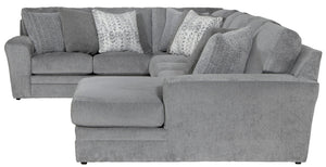 Jackson - Glacier - 3 Piece Sectional And 9 Included Accent Pillows - 5th Avenue Furniture