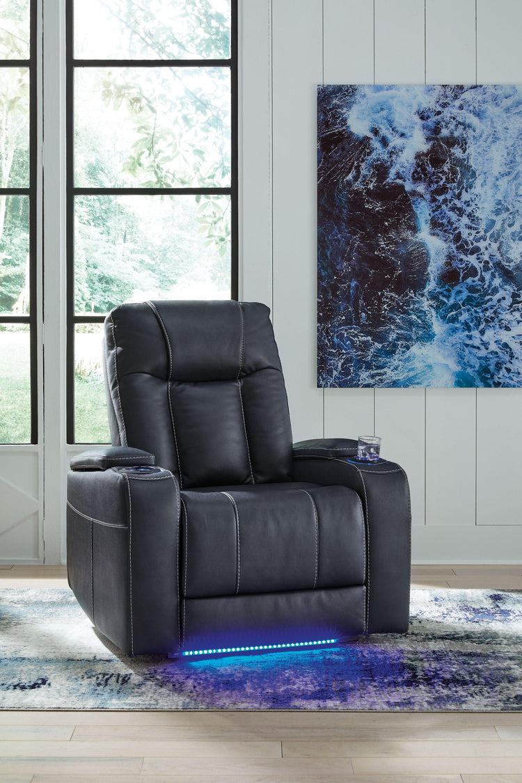 Signature Design by Ashley® - Feazada - Power Recliner With Adj Headrest - 5th Avenue Furniture