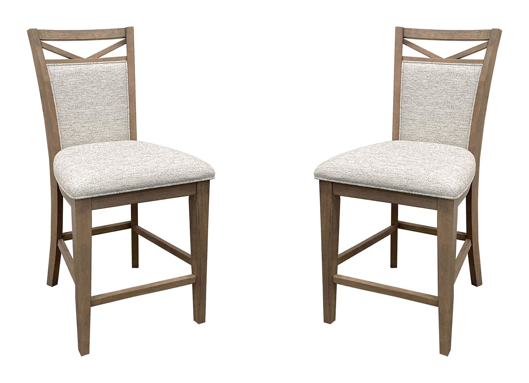 Americana Modern Dining - Upholstered Counter Chair (Set of 2) - Cotton