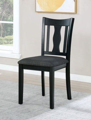 Furniture of America - Carbey - Side Chair (Set of 2) - Black / Gray - 5th Avenue Furniture