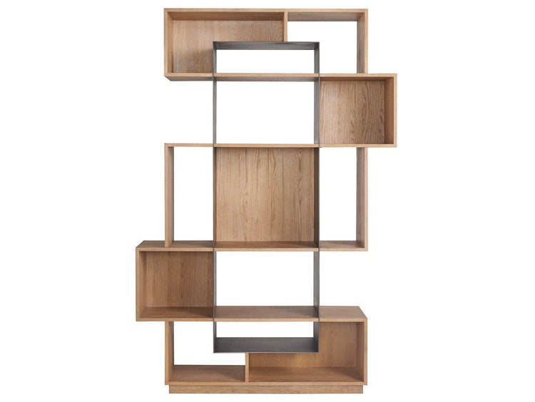 Universal Furniture - New Modern - Jaxon Etagere - Light Brown - 5th Avenue Furniture