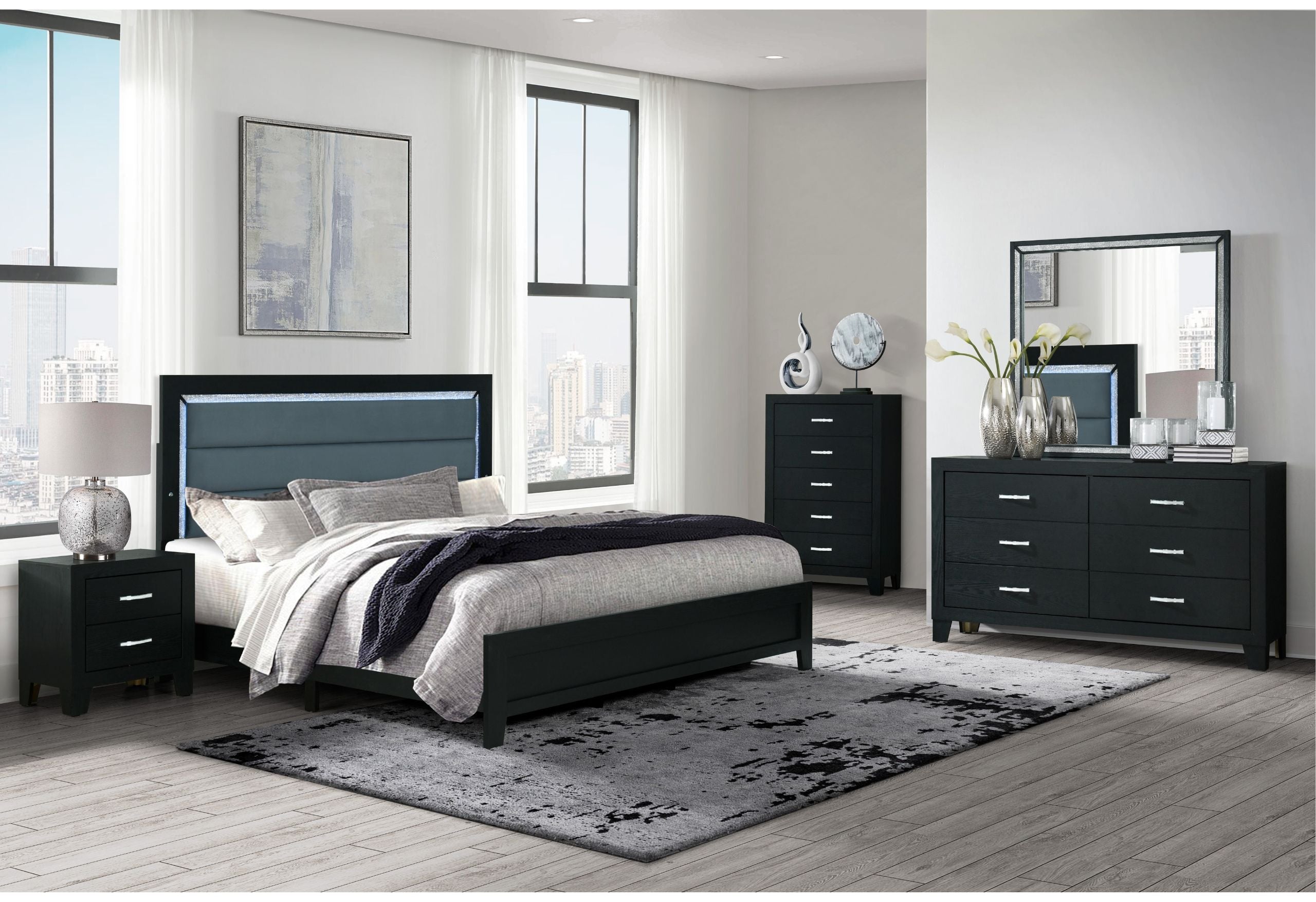 Global Furniture Reid Black Dresser Global Furniture Reid Black Dresser