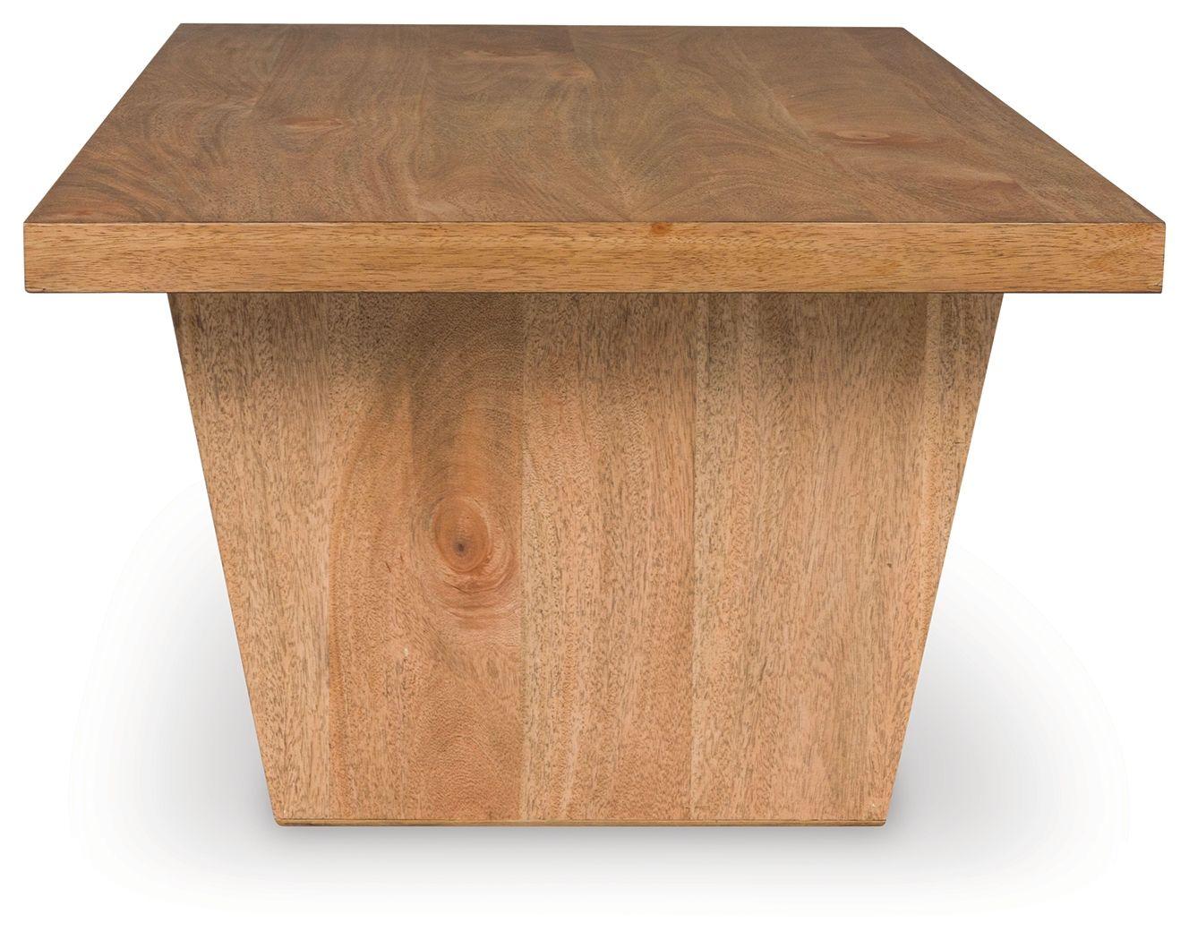 Signature Design by Ashley® - Kristiland - Light Brown - Rectangular Cocktail Table - 5th Avenue Furniture