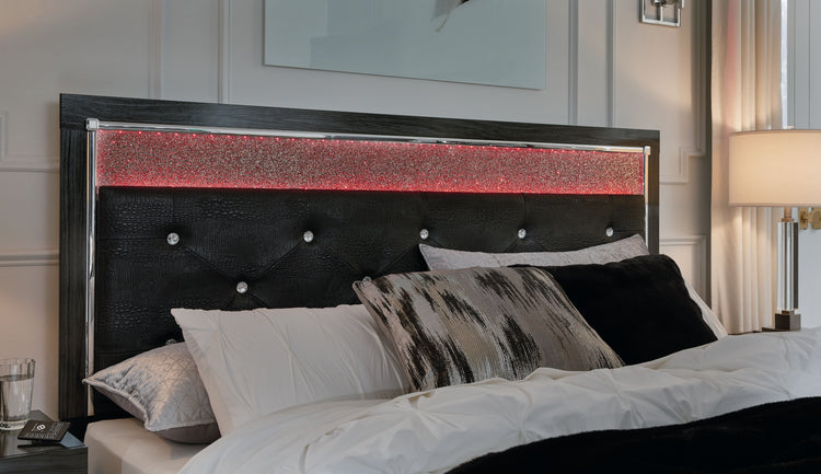 Kaydell - Glitter Panel Bedroom Set