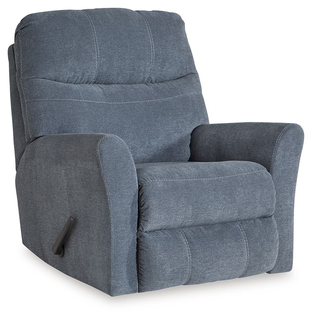 Marleton - Denim - Rocker Recliner - Fabric