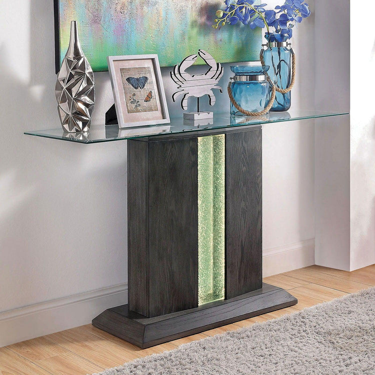 Furniture of America - Rhyl - Sofa Table - Gray - 5th Avenue Furniture