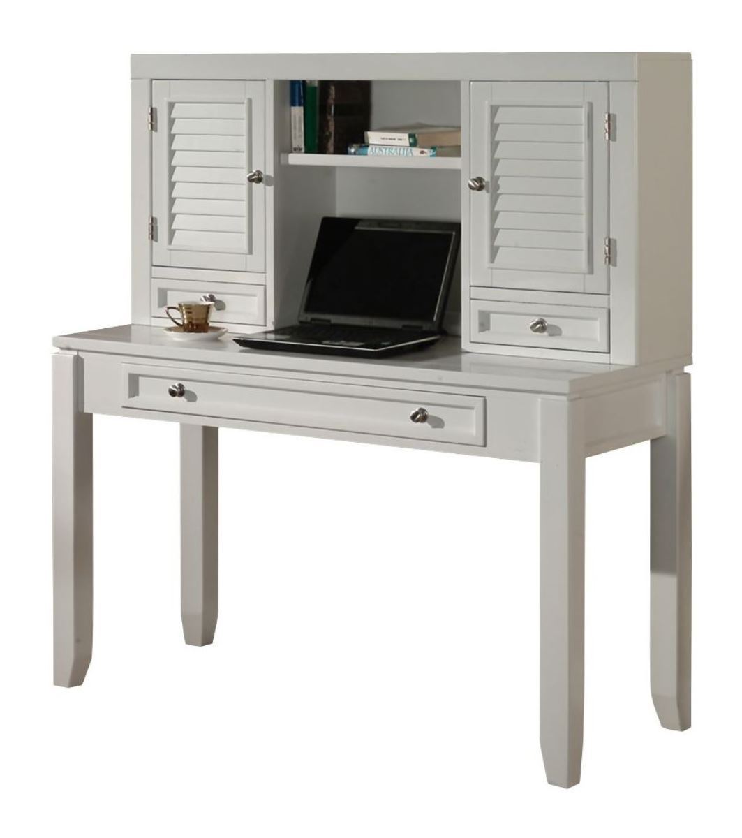 Boca - Desk With Hutch - Cottage White