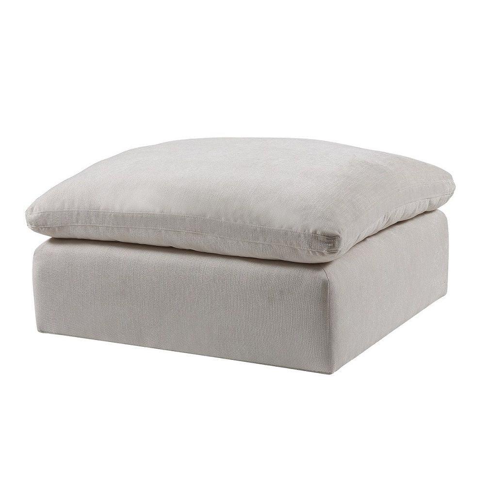 ACME - Naveen - Modular Ottoman - Ivory - 5th Avenue Furniture