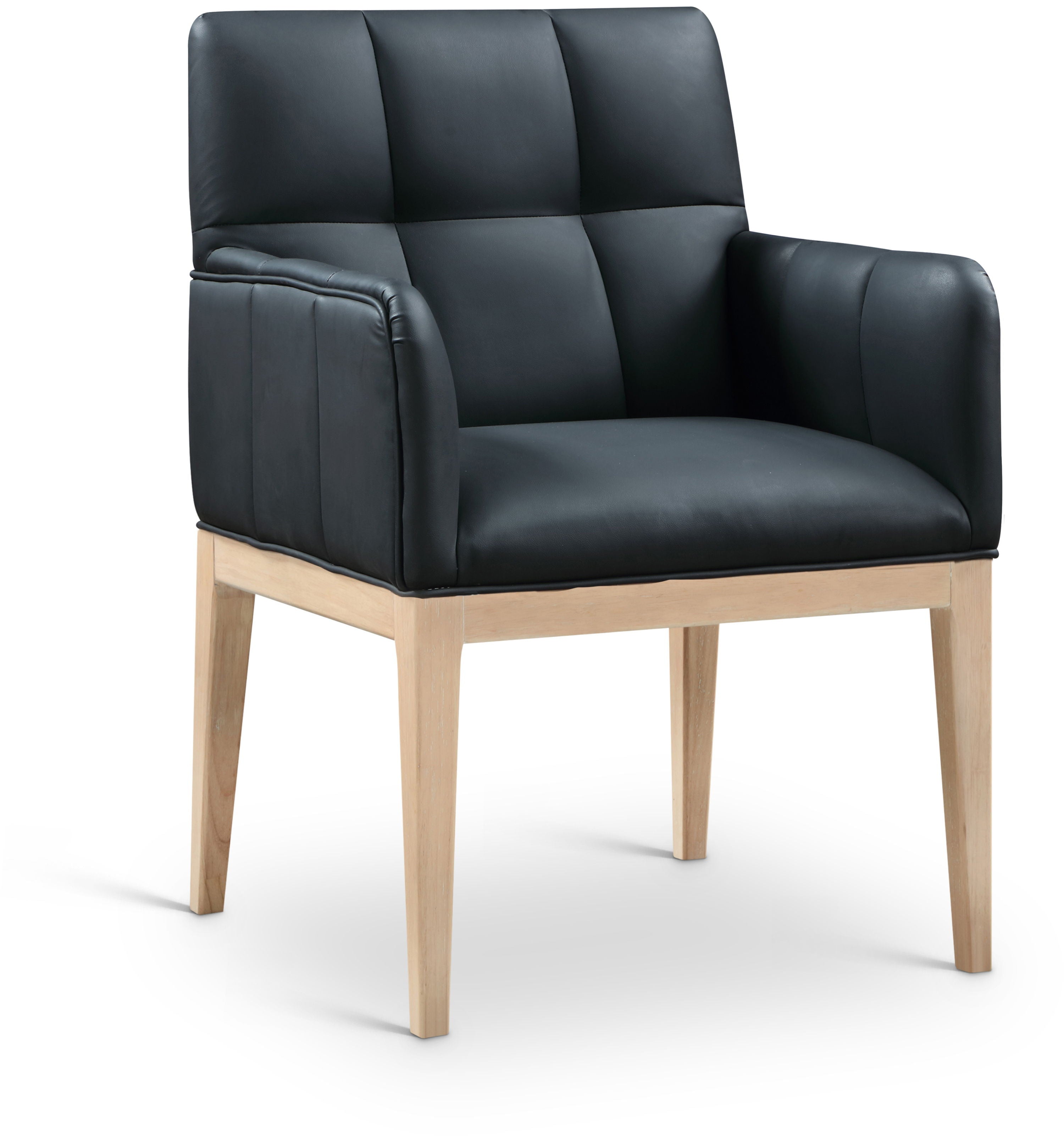 Adrian - Dining Arm Chair (Set of 2) - Light Brown Legs