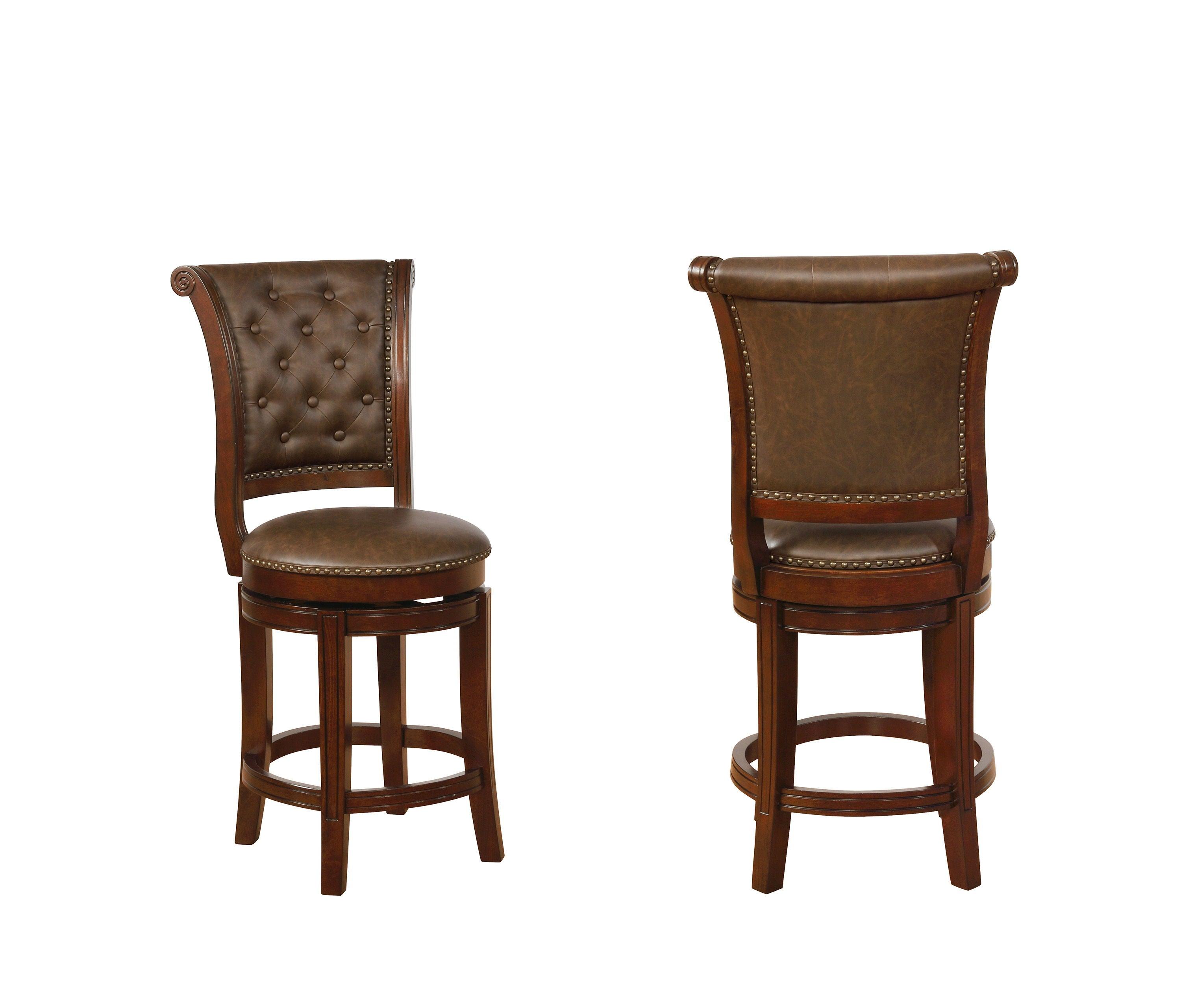 Crown Mark - Granville - Swivel Counter Height Stool (Set of 2) - 5th Avenue Furniture