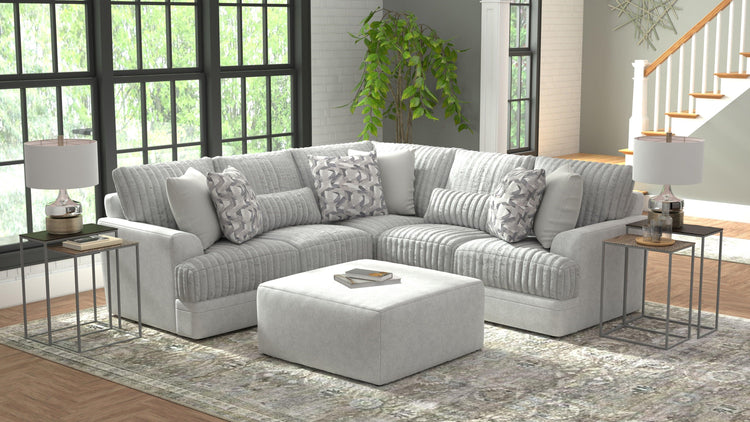 Jackson - Titan - Sectional With Comfort Coil Seating And Accent Pillows - 5th Avenue Furniture