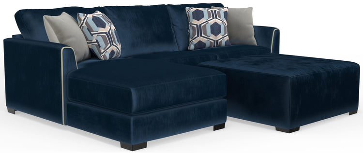 Jackson - Jetson - Sectional, Accent Pillows & Cocktail Ottoman Set - 5th Avenue Furniture