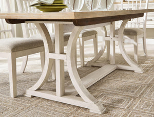 Benchcraft® - Shaybrock - Antique White / Brown - Rectangular Dining Room Extension Table - 5th Avenue Furniture