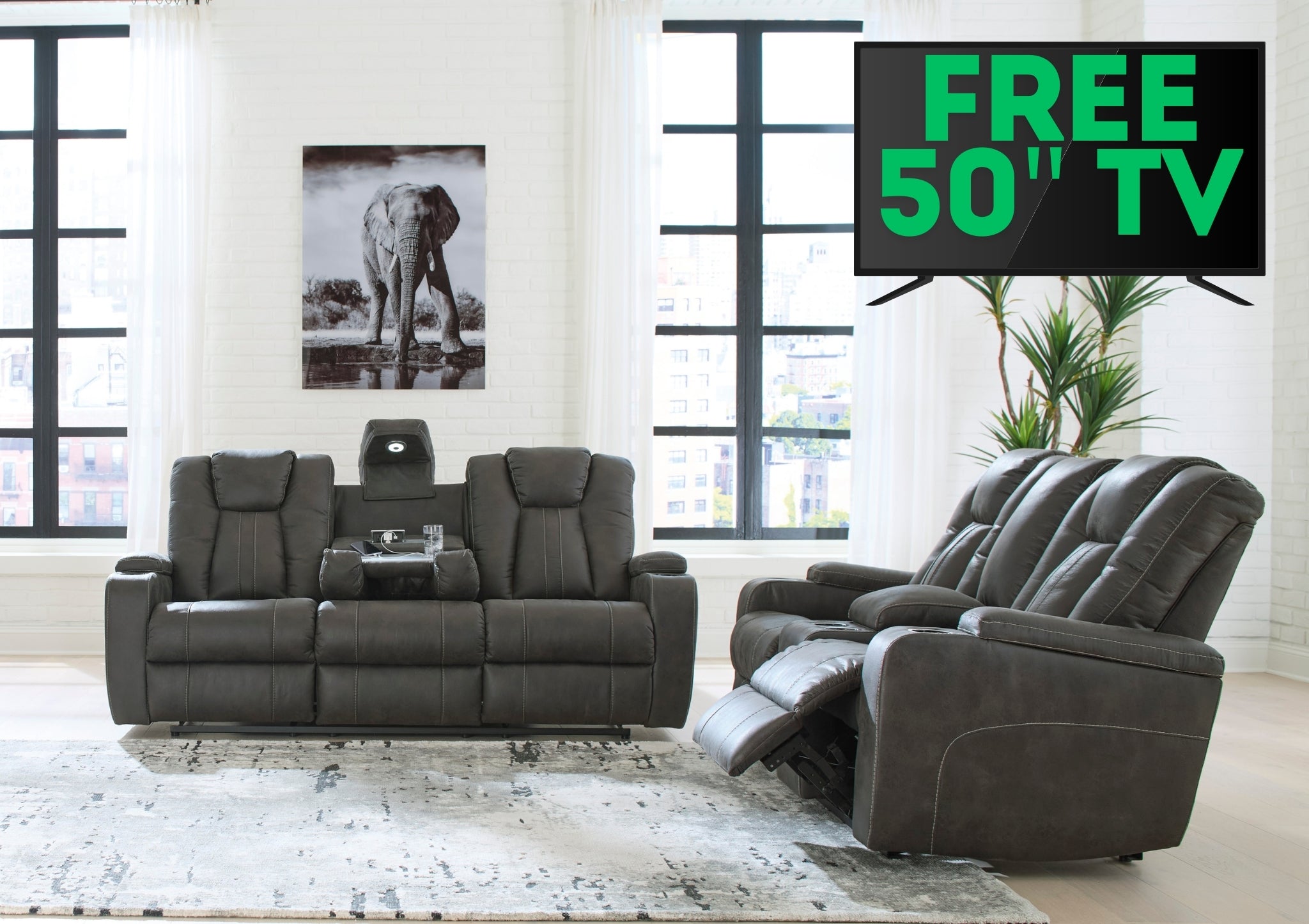 Batavia Pier - Reclining Sofa & Loveseat