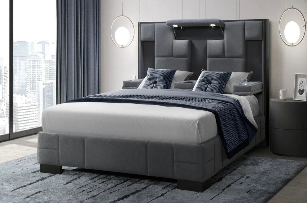 Oscar Dark Grey - Bed