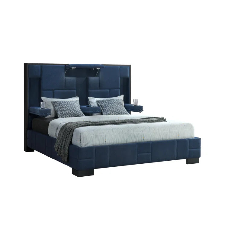 Oscar Navy Blue - Bed