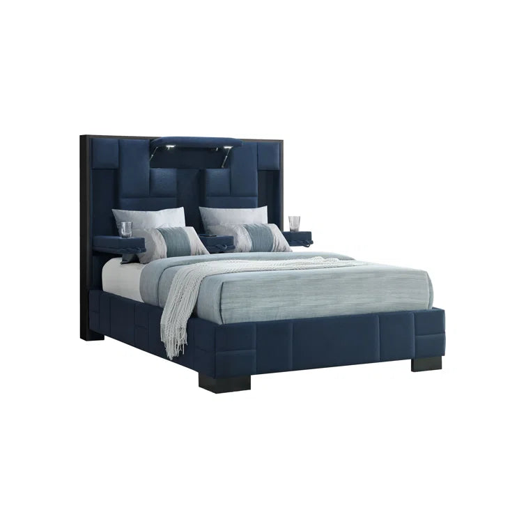 Oscar Navy Blue - Bed