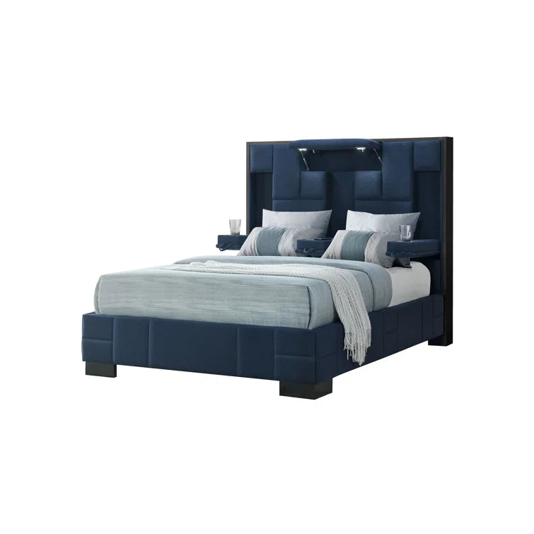 Oscar Navy Blue - Bed