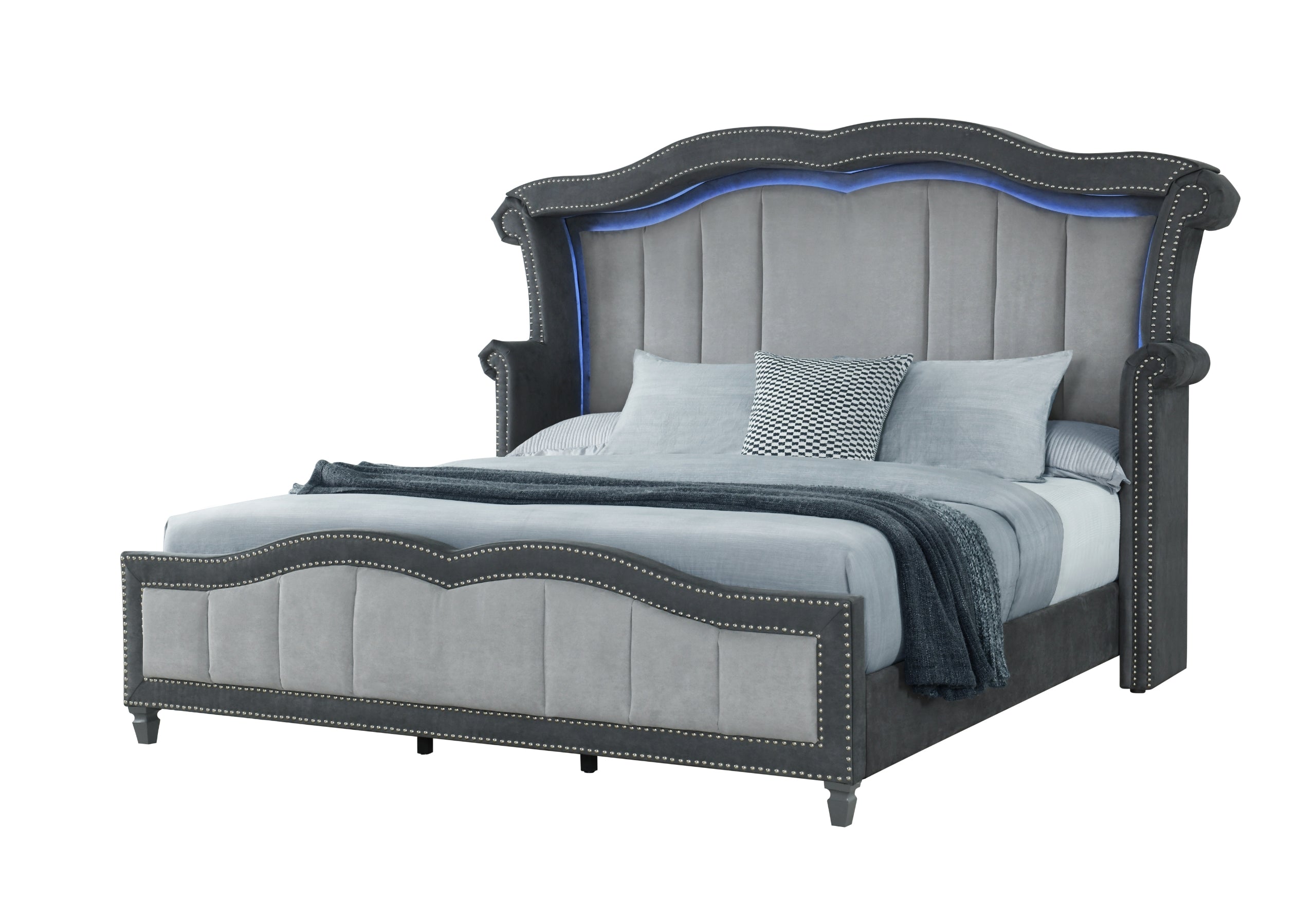 Vanna - Bed - Gray