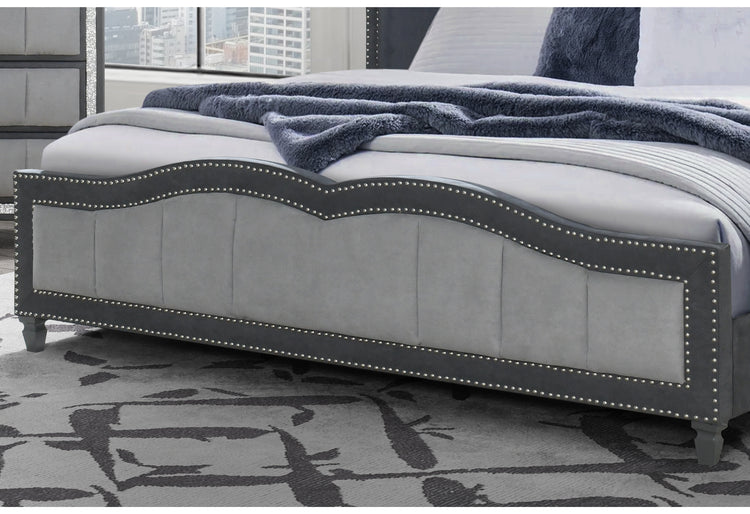 Vanna - Bed - Gray