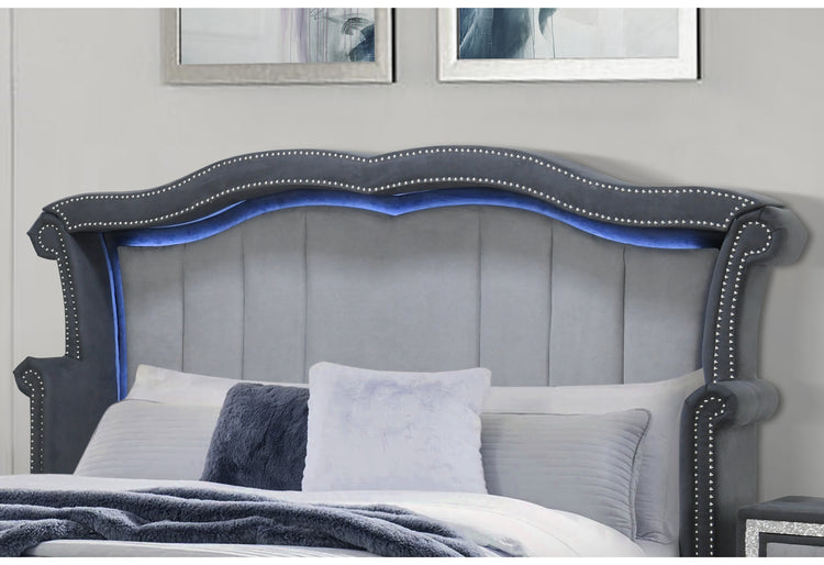 Vanna - Bed - Gray