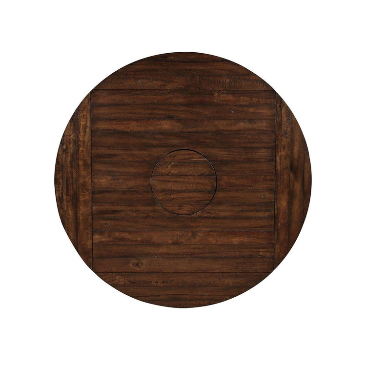 Furniture of America - Meagan - Round Counter Height Table - Brown Cherry - 5th Avenue Furniture