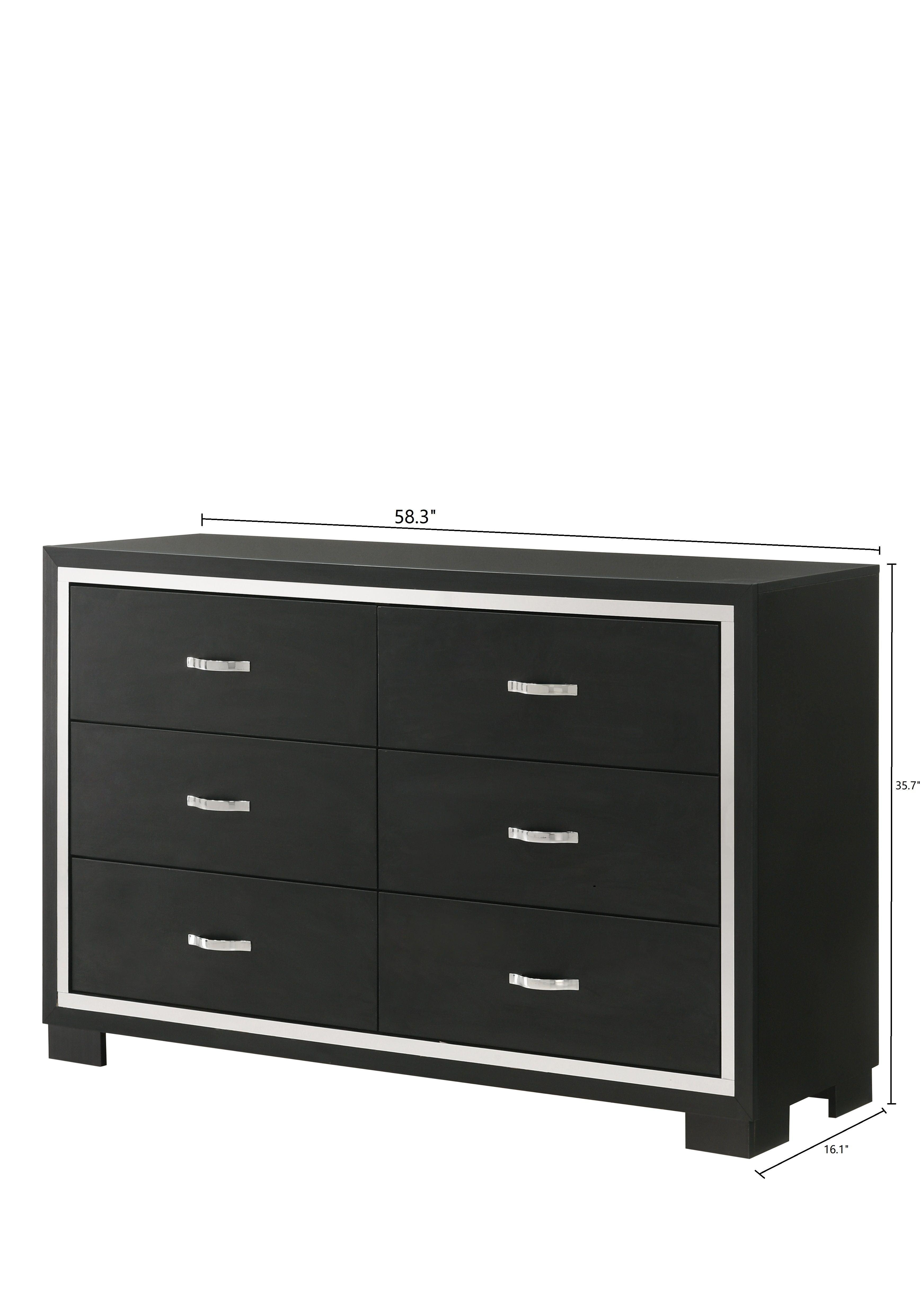 Crown Mark - Gennro - Dresser - 5th Avenue Furniture