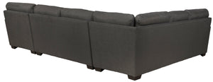 Jackson - Crawford - Sectional With Ottoman And Pillows - 5th Avenue Furniture