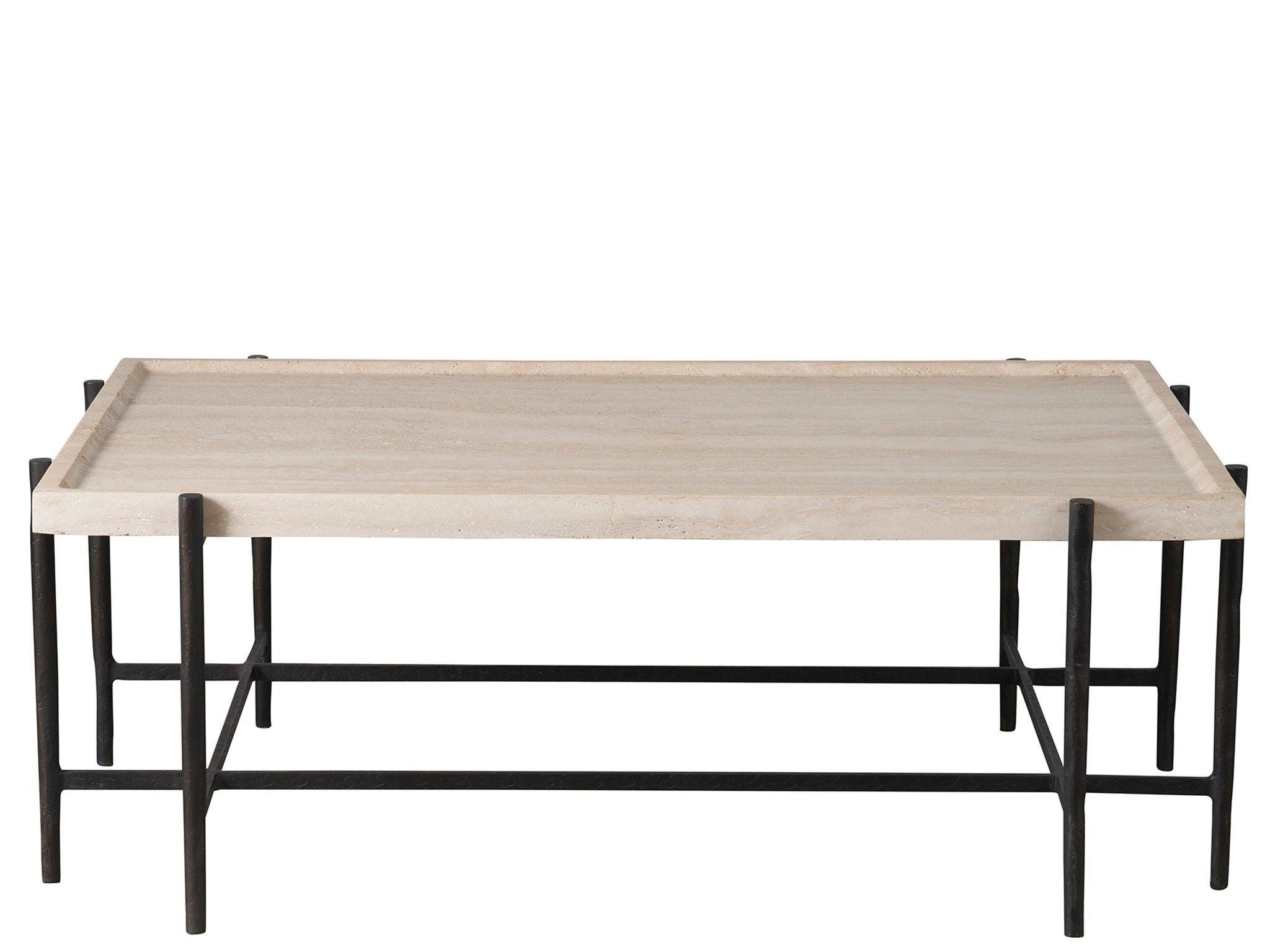 Universal Furniture - New Modern - Theron Cocktail Table - White - 5th Avenue Furniture