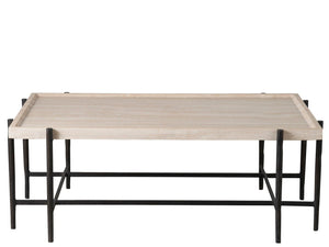Universal Furniture - New Modern - Theron Cocktail Table - White - 5th Avenue Furniture