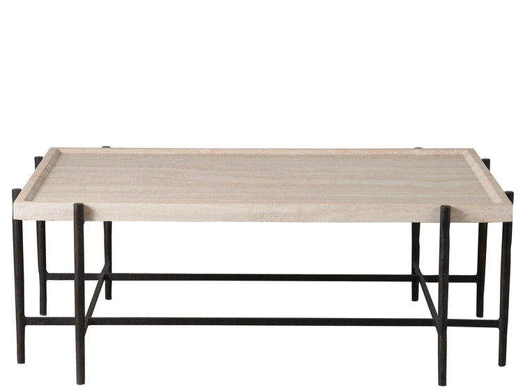 Universal Furniture - New Modern - Theron Cocktail Table - White - 5th Avenue Furniture